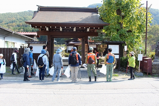 中山道ごみ拾いウォーキング